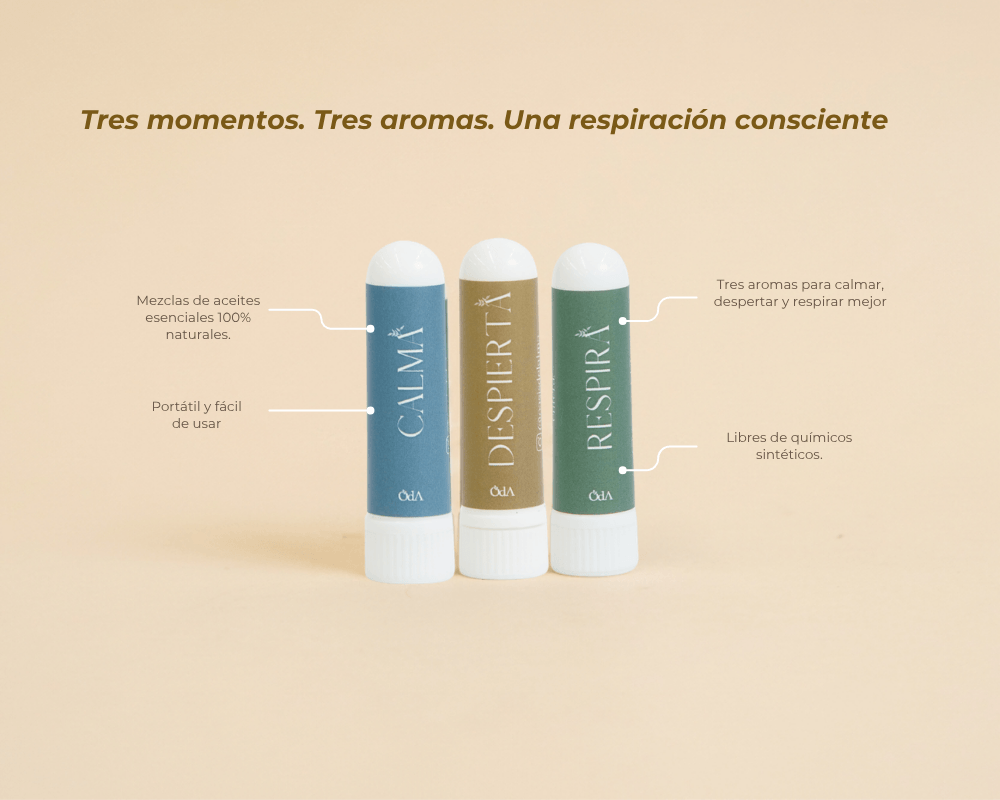 Inhalador Nasal de Aromaterapia - Alivio rápido y natural