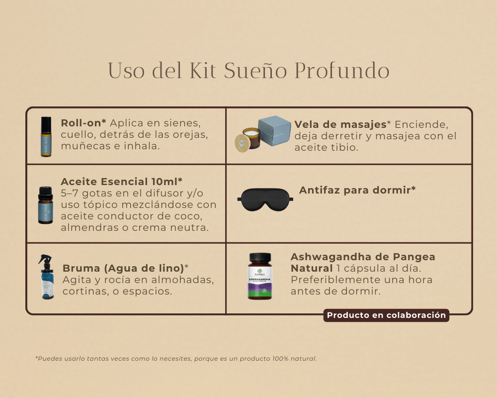 Kit Sueño Profundo | Ritual natural para dormir mejor