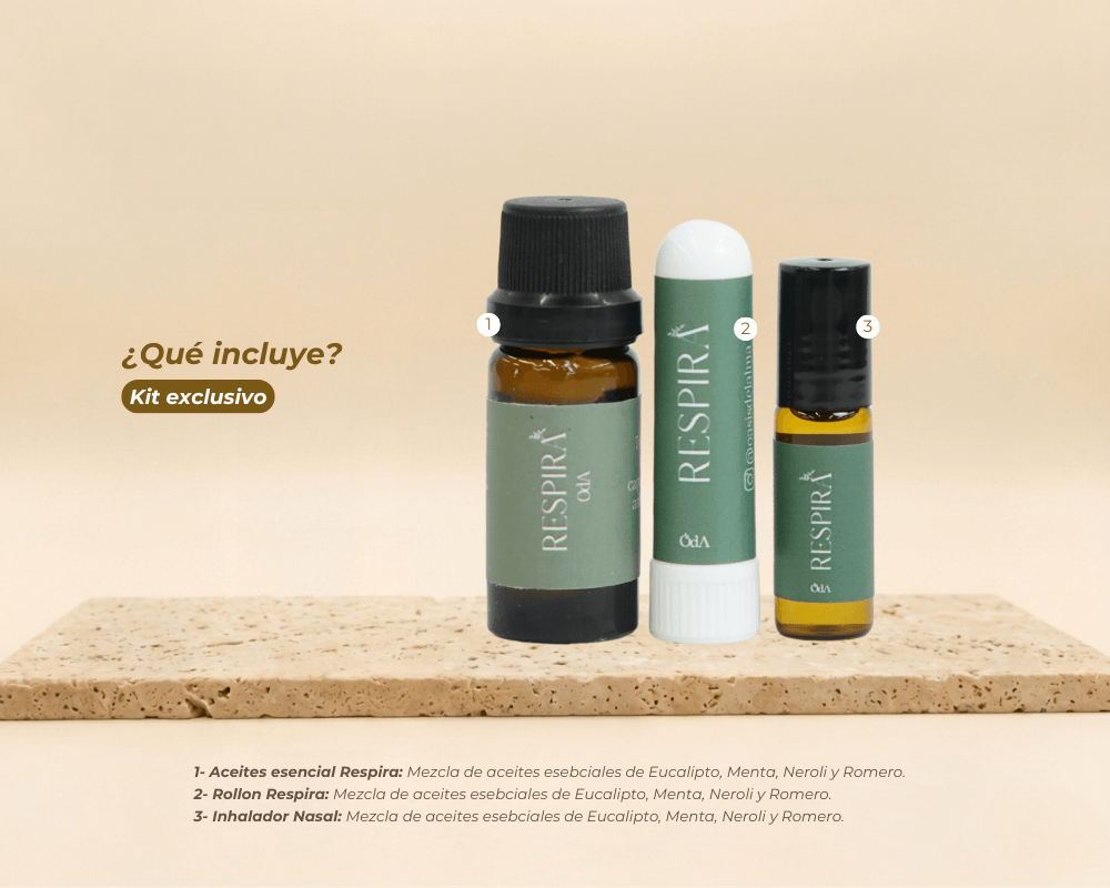 Kit Respira - Alivia Rinitis, Sinusitis y Congestión Nasal