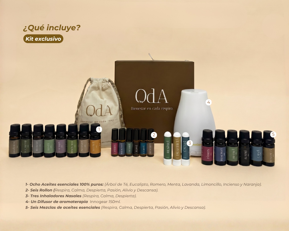 Kit Alma - Set de Aromaterapia para energía, relajación y bienestar integral