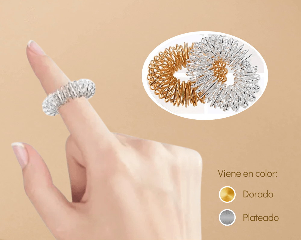 Anillo de acupresión para el estrés y la ansiedad