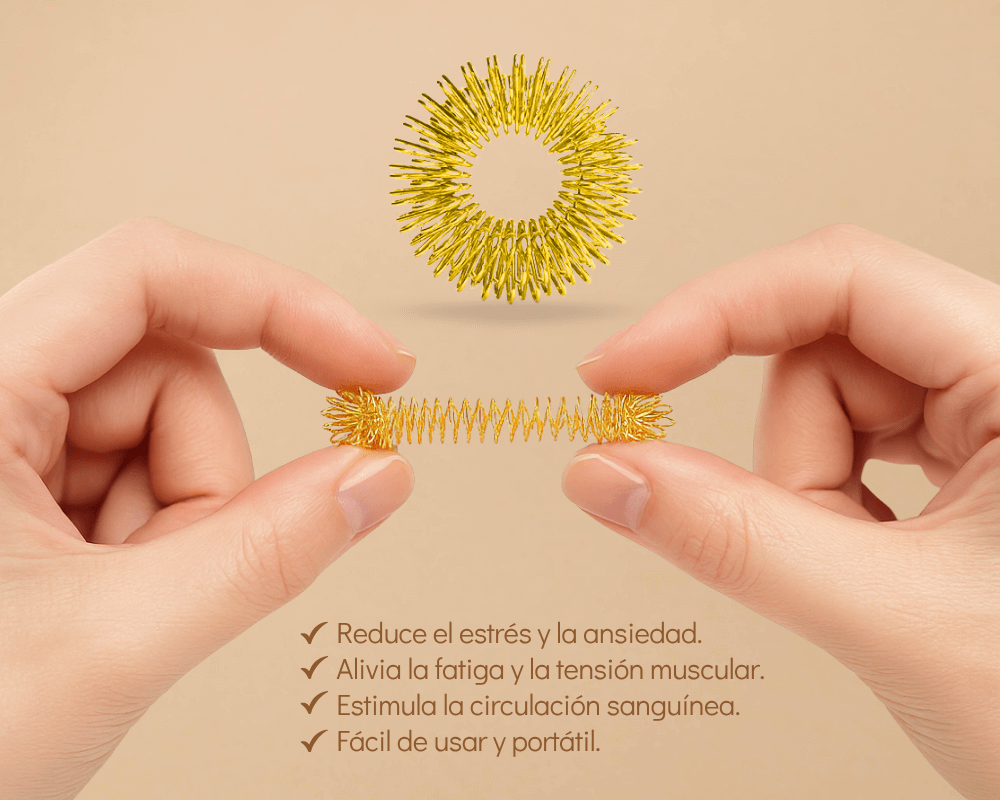 Anillo de acupresión para el estrés y la ansiedad