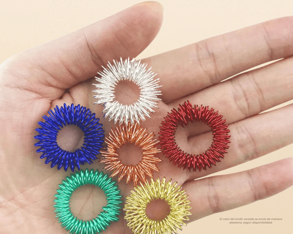Anillo de acupresión para el estrés y la ansiedad