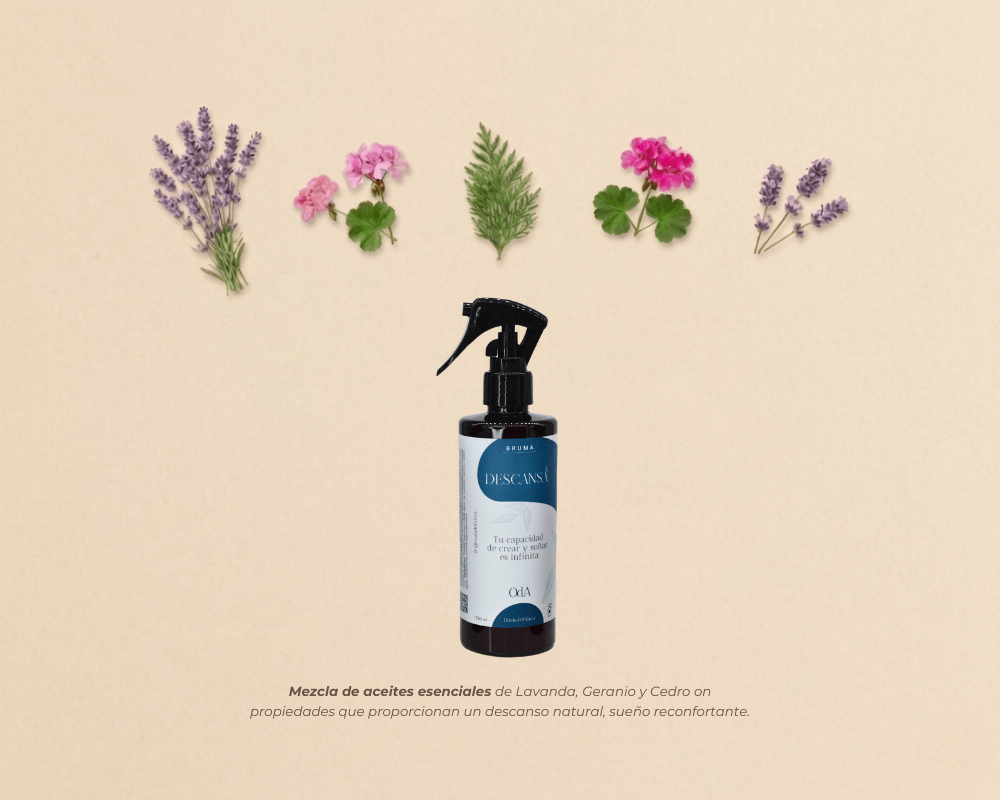 Brumas - Agua de lino de aromaterapia