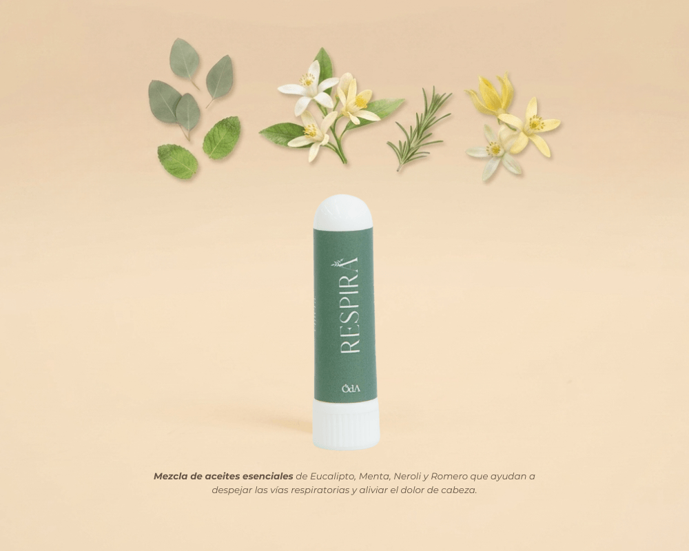 Inhalador Nasal de Aromaterapia - Alivio rápido y natural